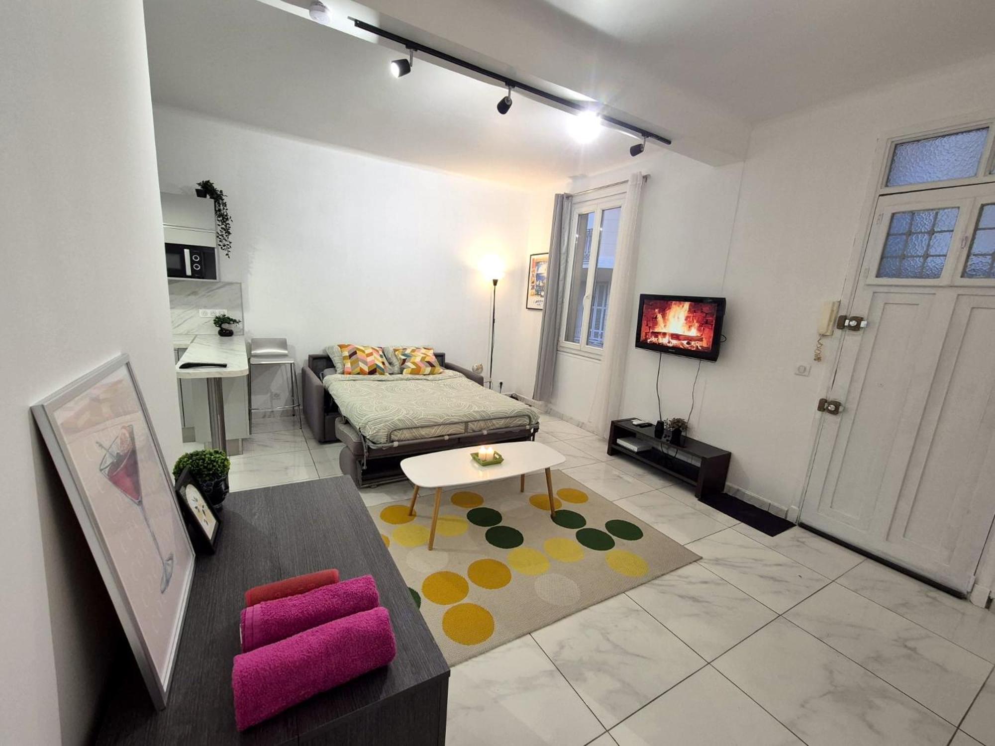 Studio Renove Au Centre Ville Nice Exteriör bild
